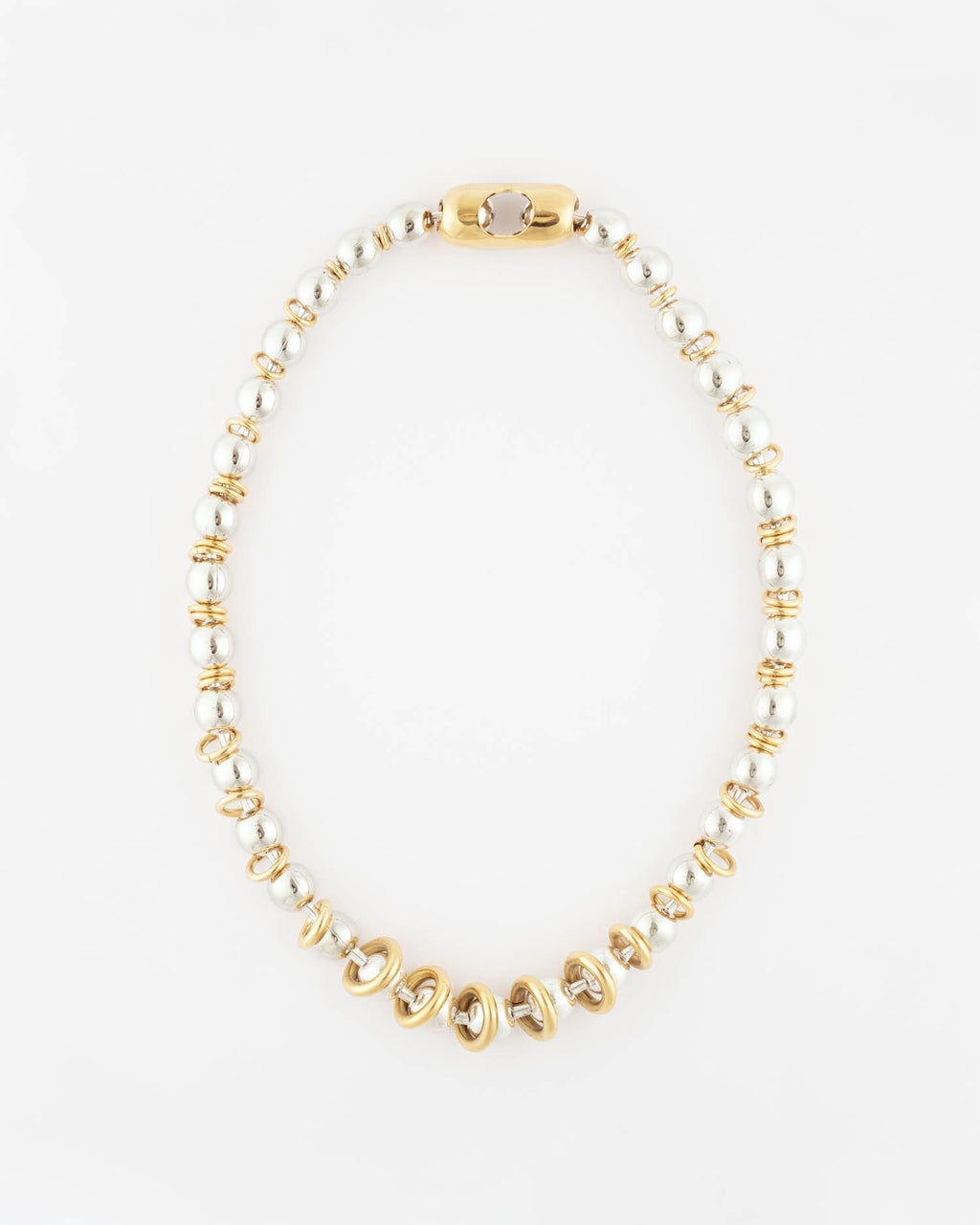 Silver Bubble Chain Necklace