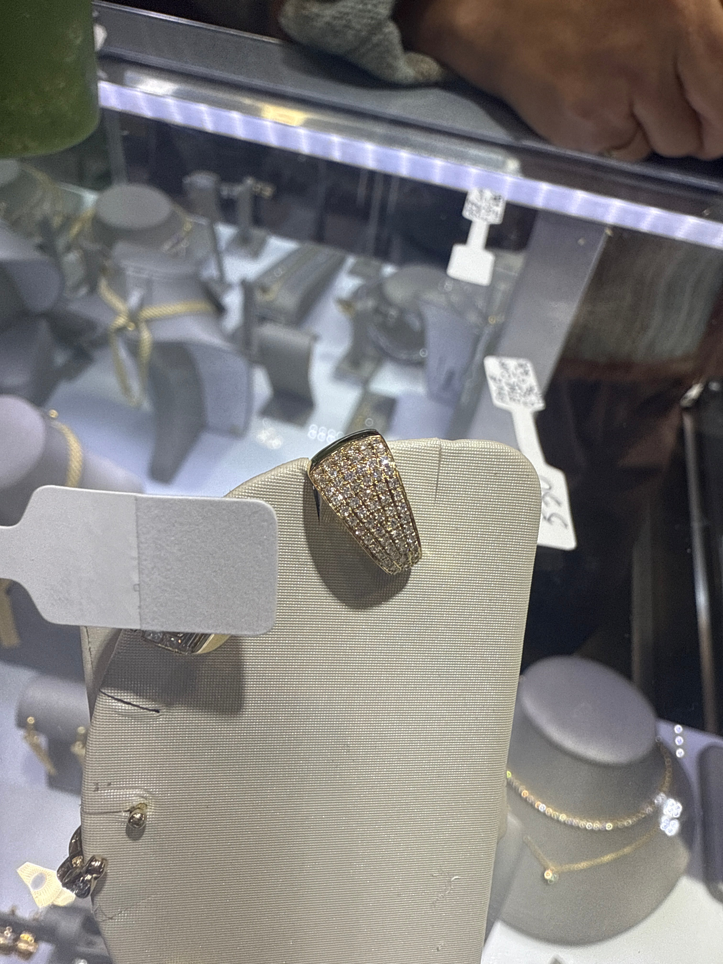 Pave ear cuff