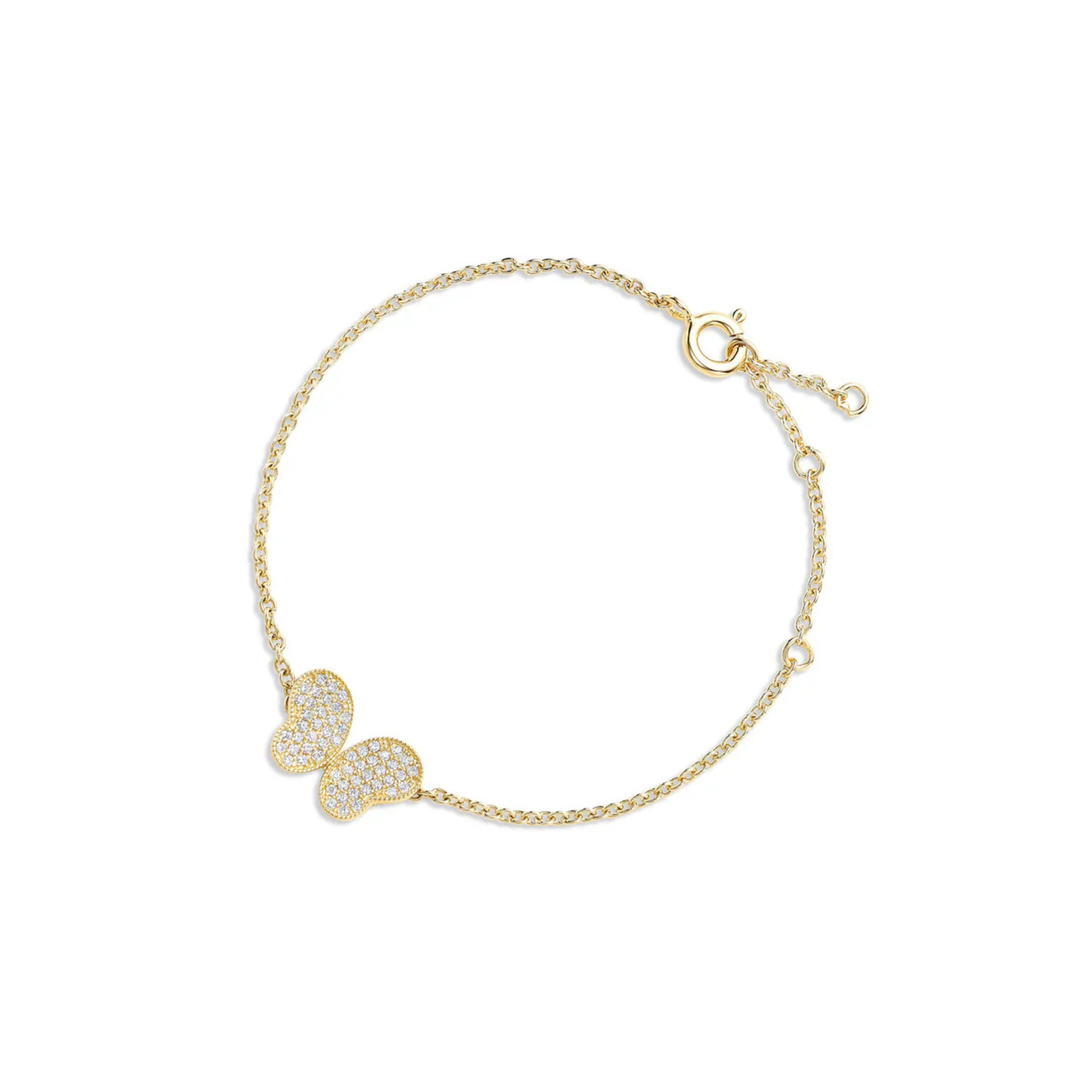 Butterfly Bracelet in Yellow