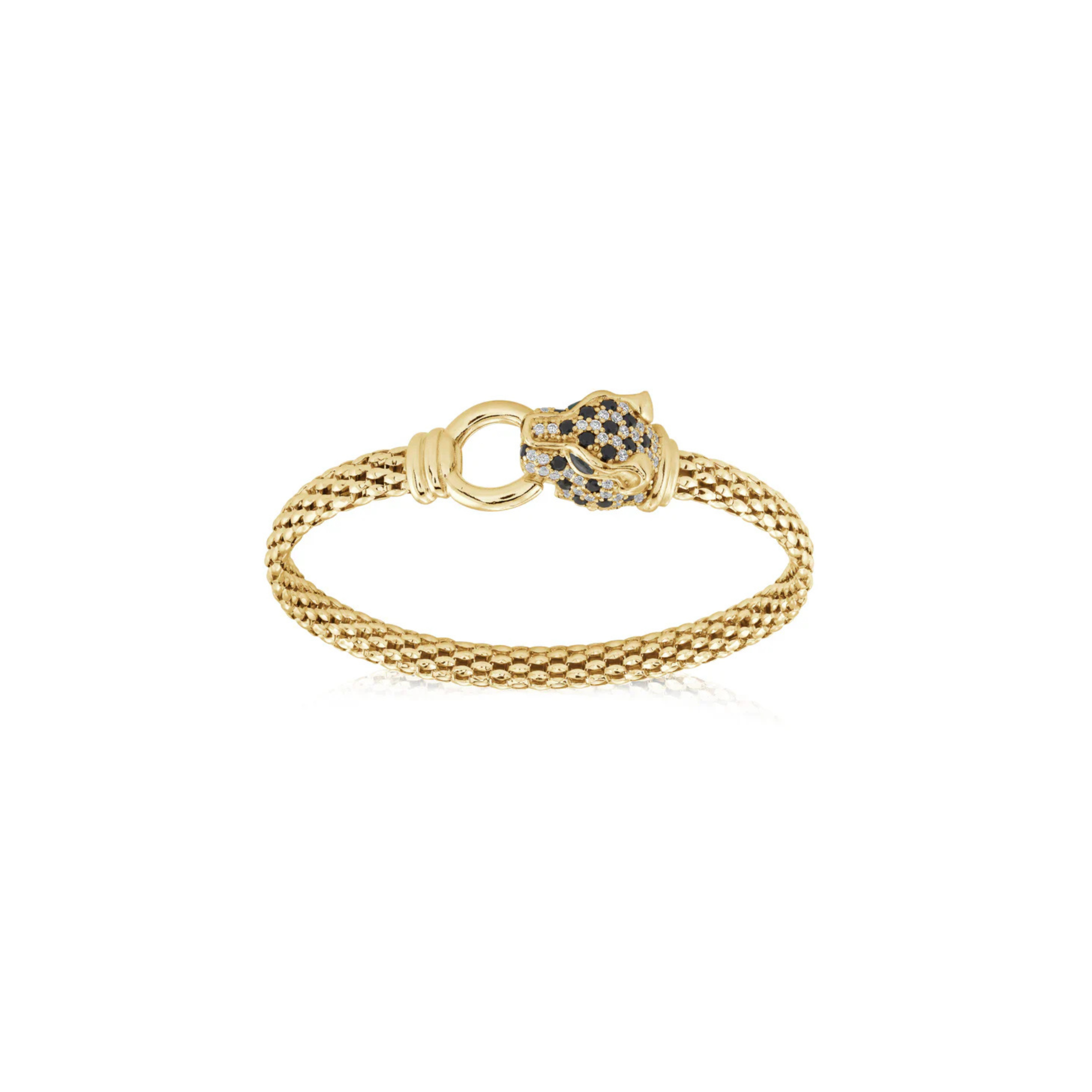 Classic Panthere Mesh Bracelet in Yellow - Small