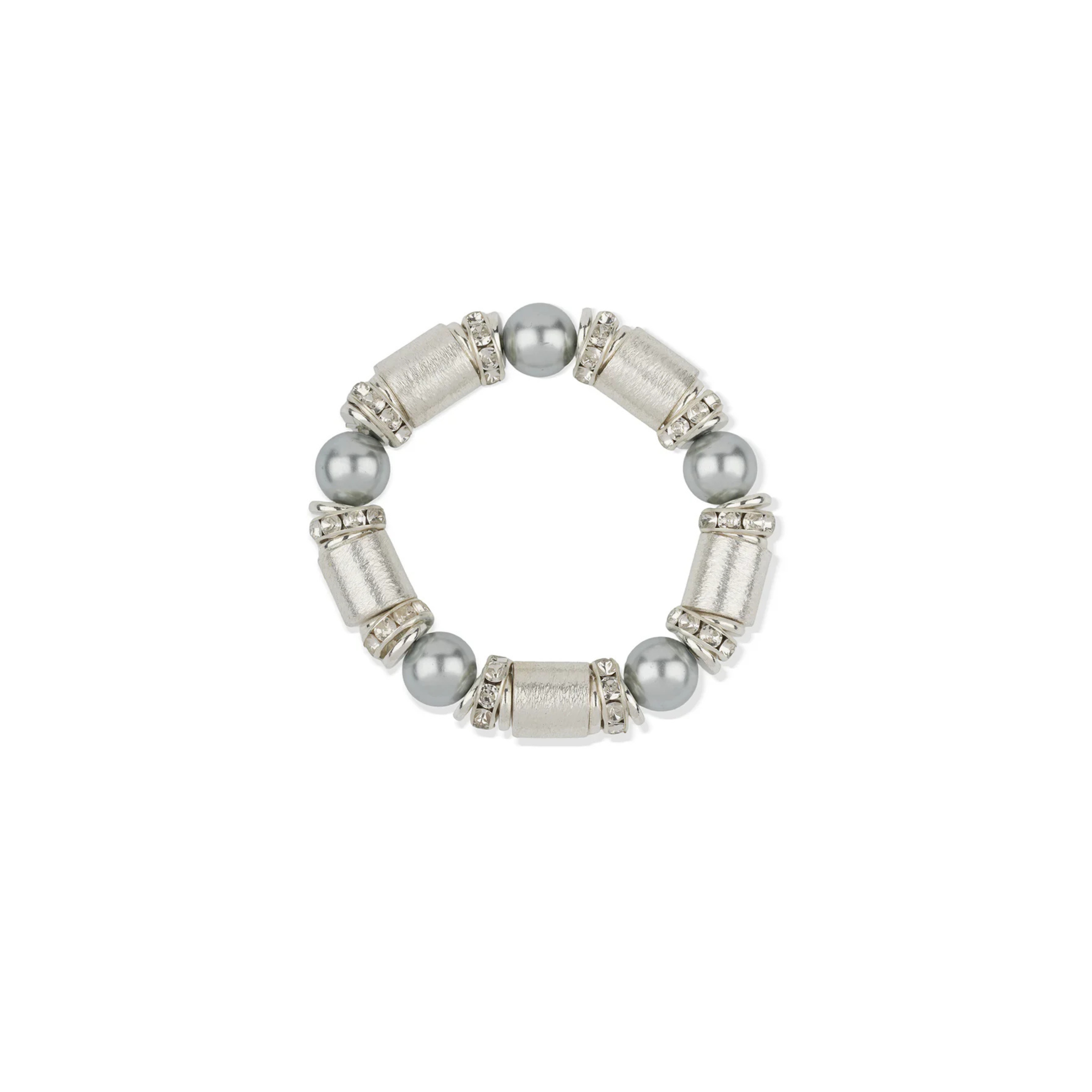 Liv Grey Stone & Silver Bracelet