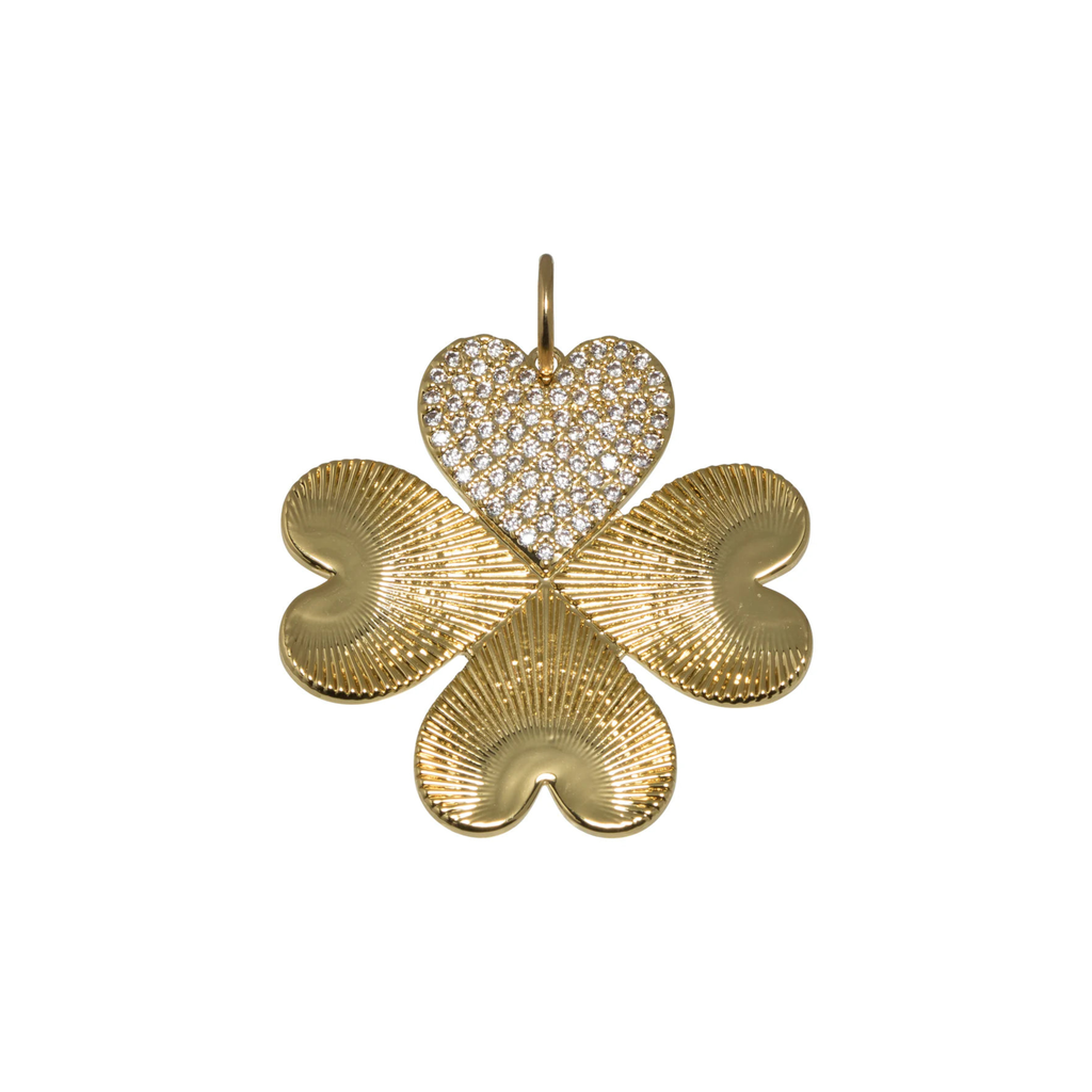 Maxi Clover Zircon Pendant Set