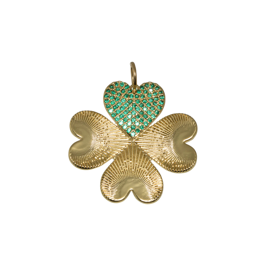 Maxi Clover Zircon Pendant Set