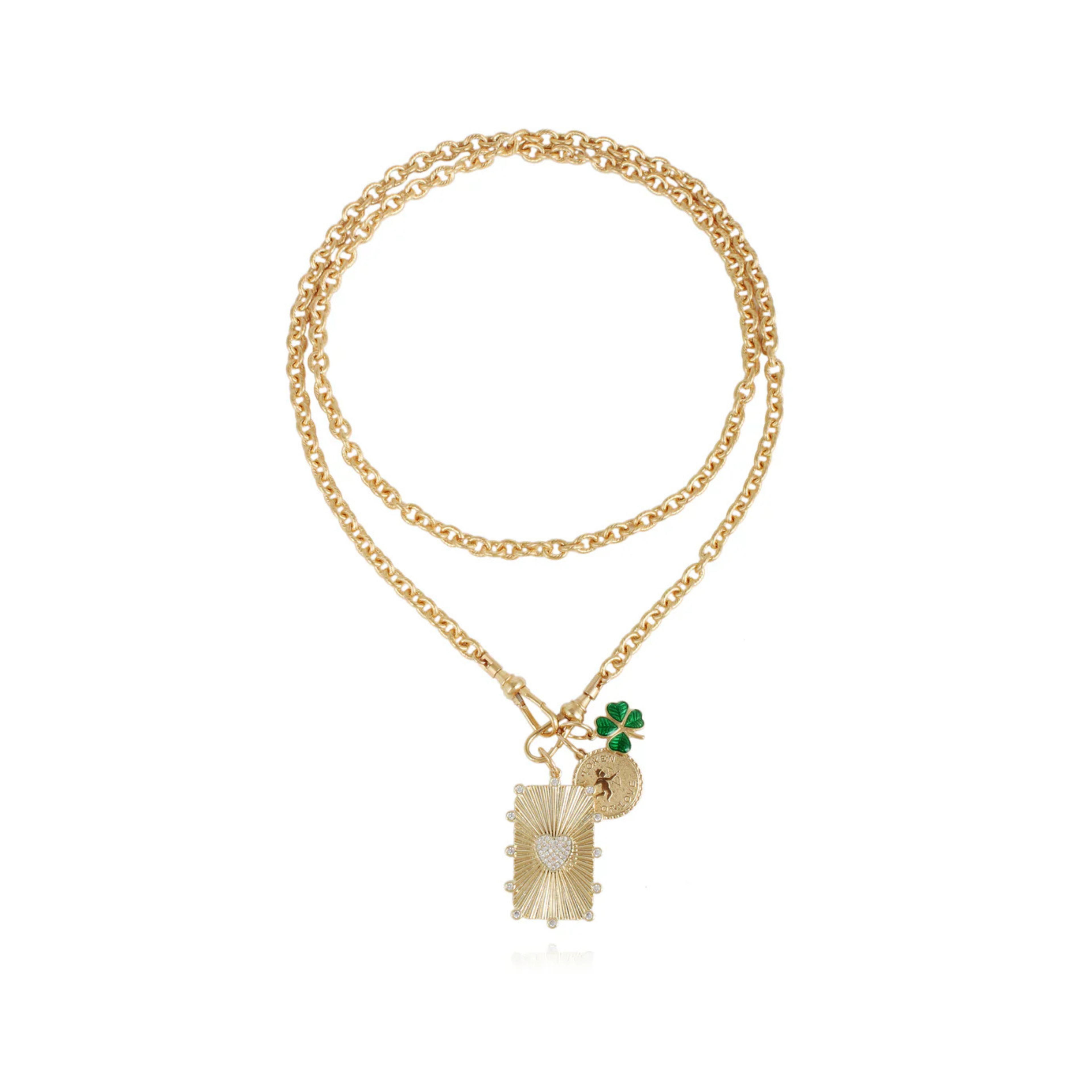 Eliane Long Personalized Gold Necklace