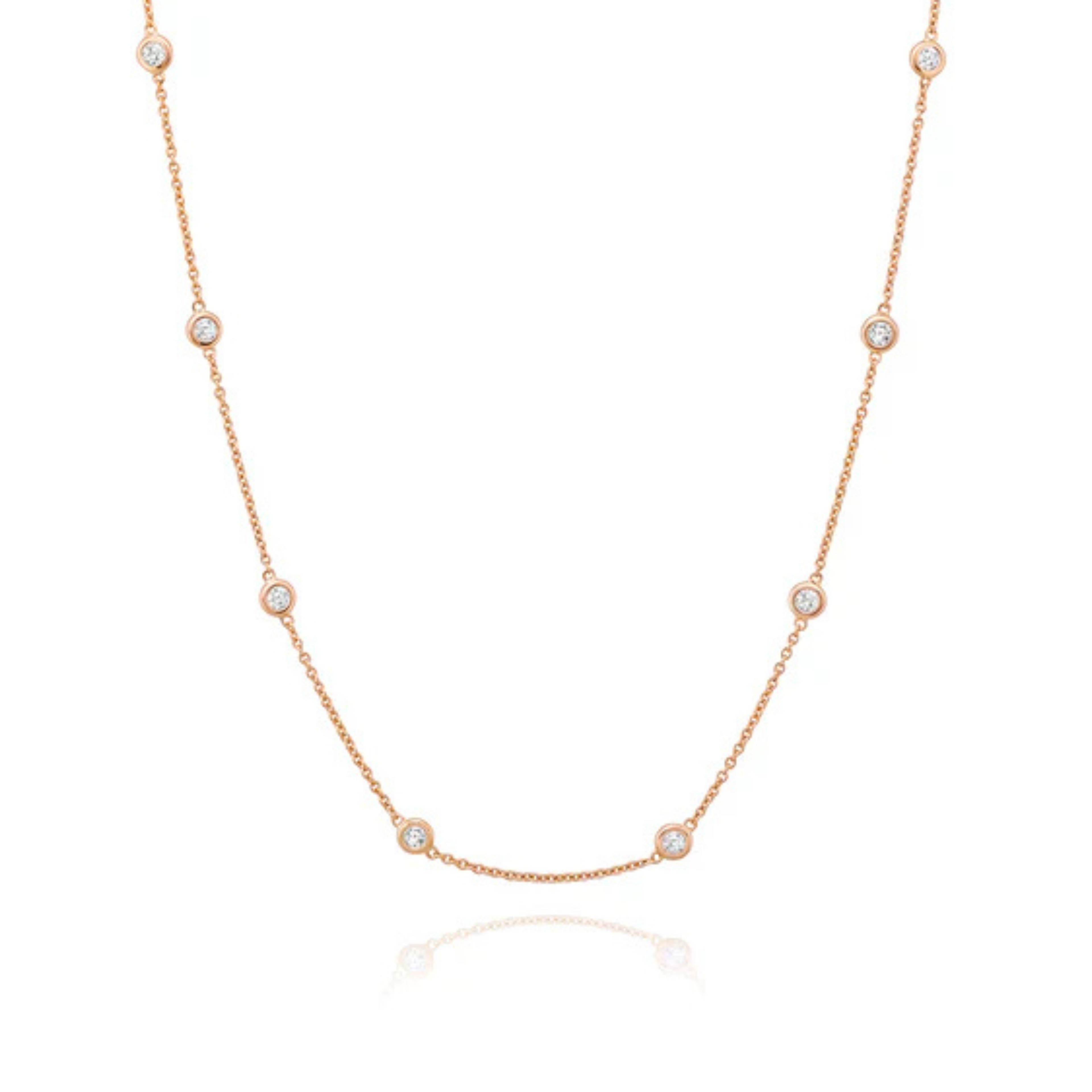 DBY Necklace Rose 16"-18"