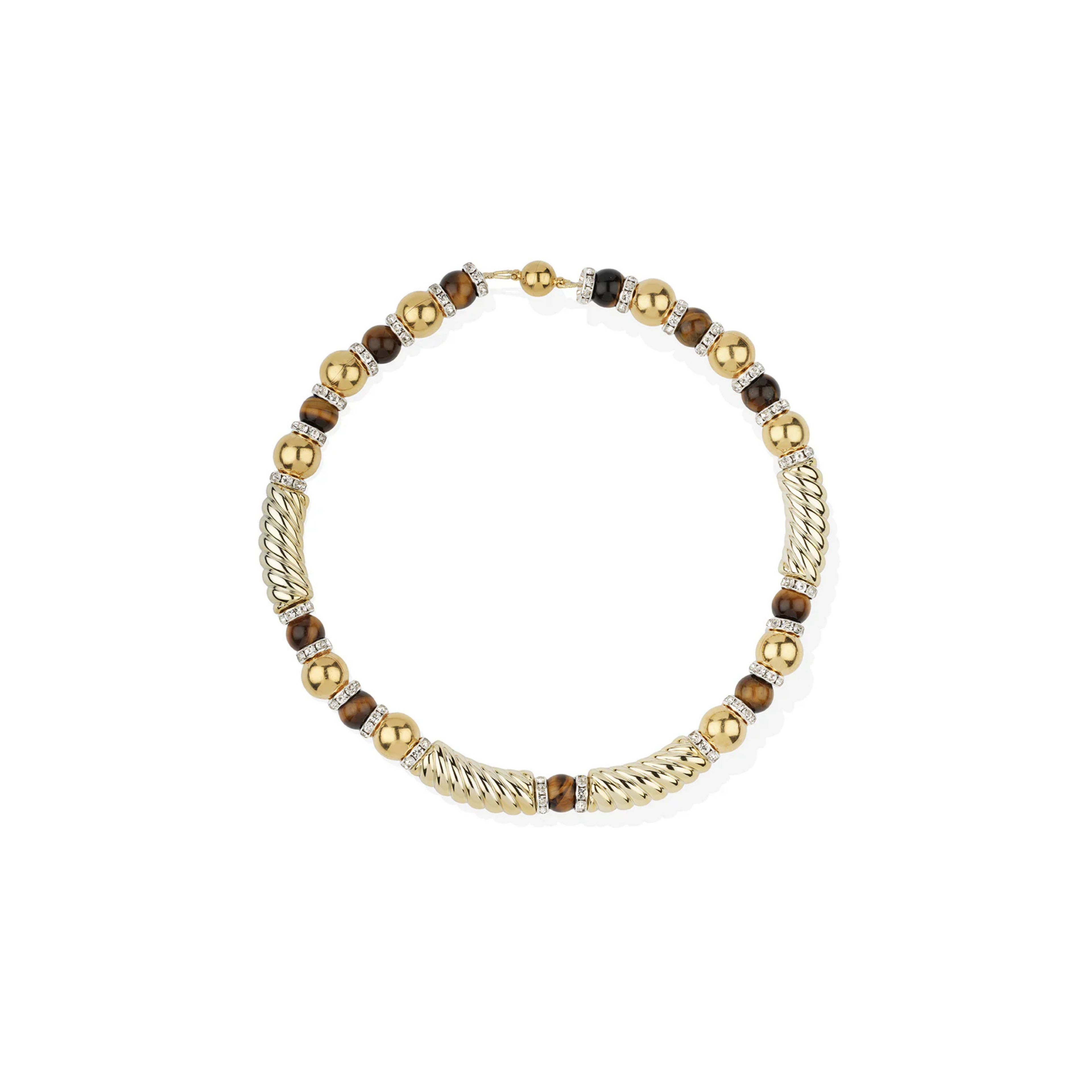 Dorian Winter Tiger's Eye Gold Necklace