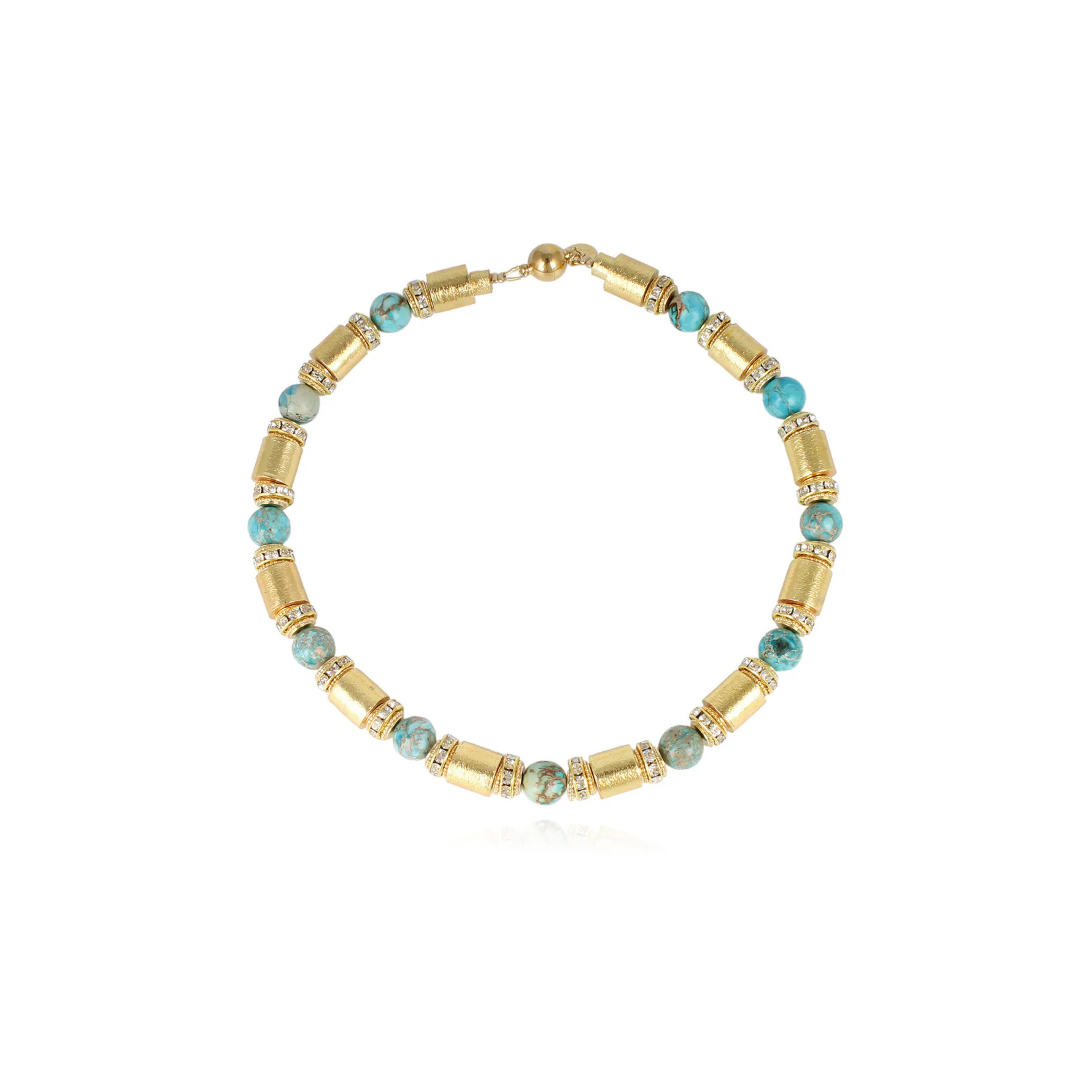 Marquise Tiger Eye Necklace