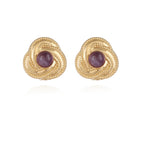 Charly Gemstone Clip-On Earrings