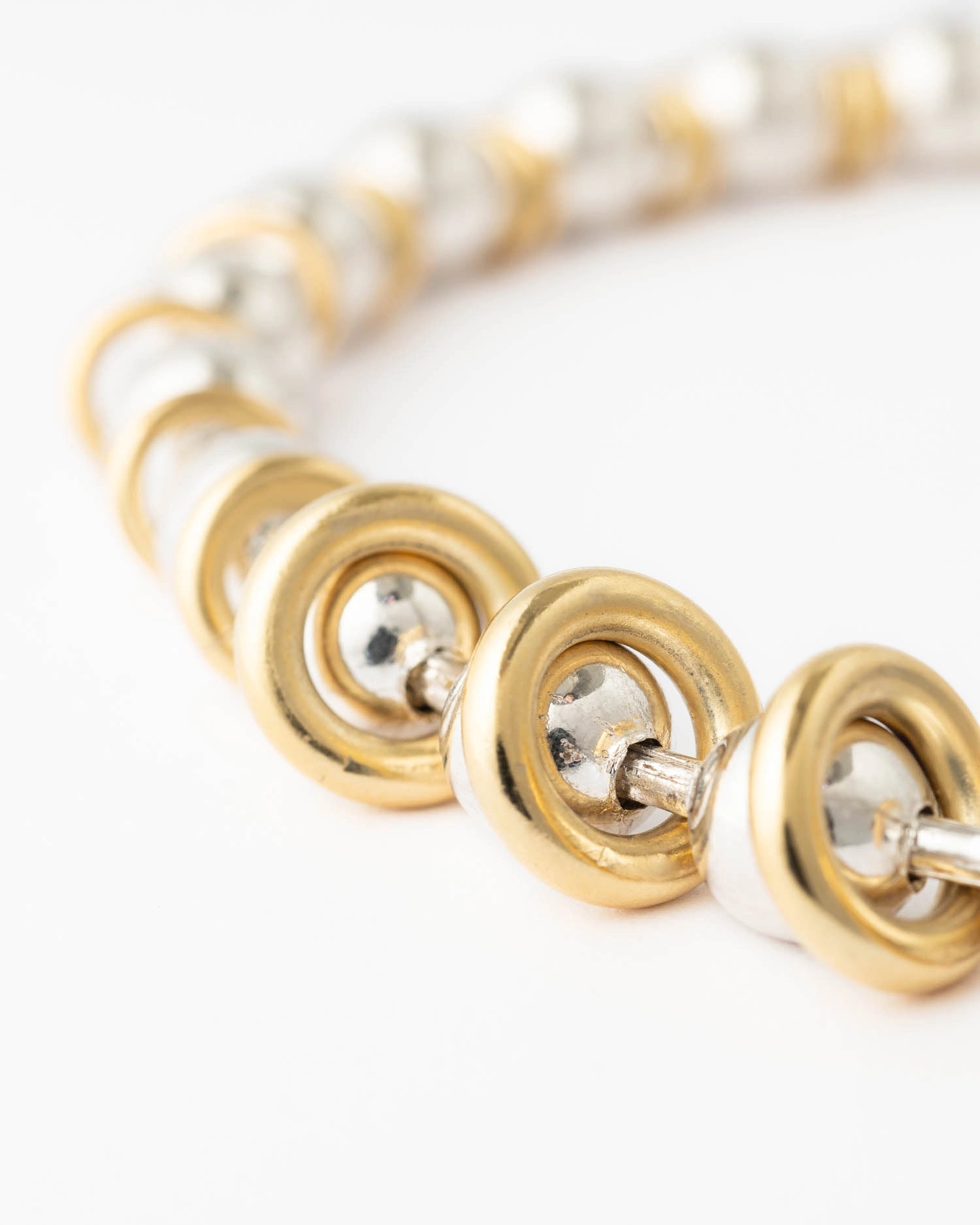 Silver Bubble Chain Necklace