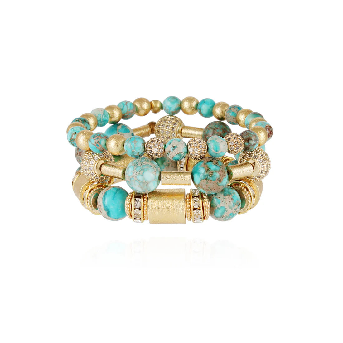 Marquise Turquoise Elastic Bracelet